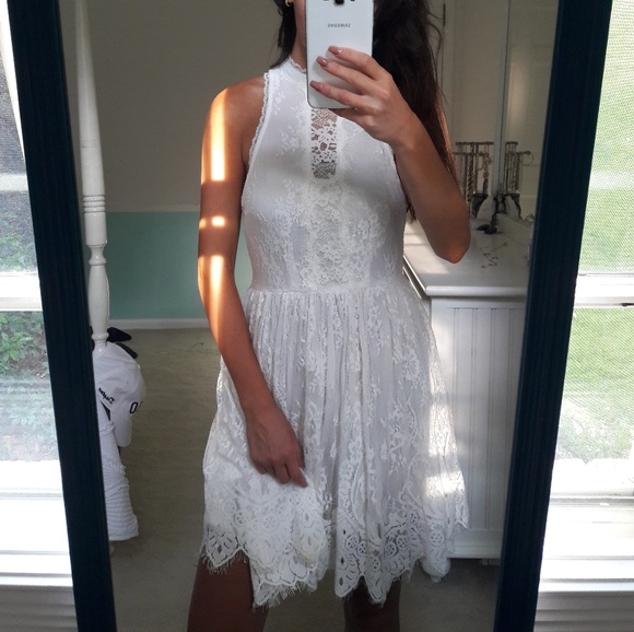 Free People White Lace Dress - Picture 3 of 3
